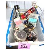 NICE TOTE WITH HARDWARE - NAIL ASST, CLAMPS, ETC