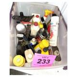 NICE TOTE WITH CHEMICALS