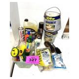 CONCRETE STAIN, DEICER, CHEMICALS
