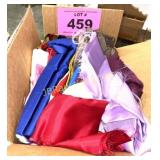 BOX OF FABRIC