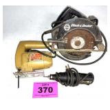 ASST POWER TOOLS - JIG SAW, CIRCULAR SAW, ROTARY