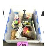 TOTE OF OFFICE SUPPLIES