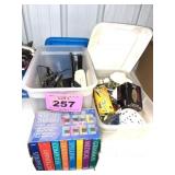 OFFICE SUPPLIES AND SMALL TOTE