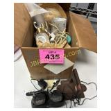 COBRA WALKIE TALKIES, BOOK ENDS, BOX FULL