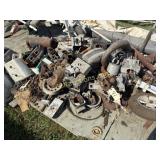 PILE OF PLANE PARTS, AS-IS