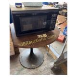 MICROWAVE AND TABLE