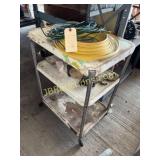ELECTRIC WIRE, COPPER WIRE AND METAL KITCHEN TABL
