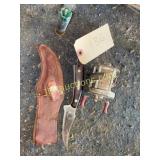 OLD TIMER KNIFE, REEL, ETC.