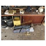 STORAGE COUNTER, CAMP CHAIR AND CANOPY