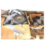 BOXES OF BELTS AND STRAPS