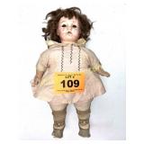 ANTIQUE HORSMAN DOLL PERFECT TO CRAFT TO HALLOWEEN