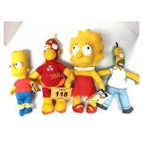 THE SIMPSONS FABRIC DOLLS