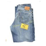 2000'S LEVI 569 JEANS, TOBACCO CAN RING, STAINS