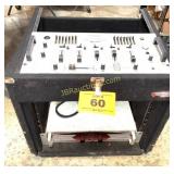 GEMINI GIG BOX: CRATE AMP, RADIO SHACK EQUALIZER