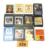 8-TRACK TAPES, DAVID ALLEN COE, ASST COUNTRY
