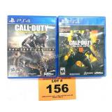 PS4 CALL OF DUTY ADVANCED WARFARE & BLACK OPS