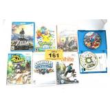 WII GAMES, ZELDA, GUITAR HERO, SKYLANDERS, ETC.