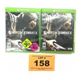 XBOX ONE MORTAL COMBAT GAMES