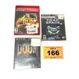 PS3 GAMES DOOM 3, DEAD SPACE 2, NEED FOR SPEED