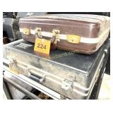 2 VINTAGE ROADIE PCS OF LUGGAGE / SUITCASES