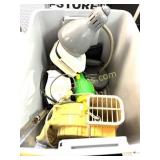 BOX W LAMP, FAN, SMOKE EATER, ETC.