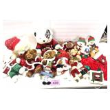 CHRISTMAS STUFFED ANIMALS AND STOCKINGS