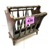 WOOD MAGAZINE RACK