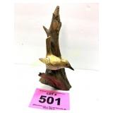 CARVED BIRD SCLUPTURE
