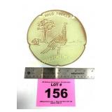 FRANKOMA WILD TURKEY PLATE 1978