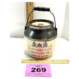 E. SWASEY & CO, PORTLAND, ME. U.S.A. CROCK W LID
