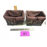 (2) SMALL BASKETS