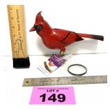 TIN CARDINAL DECORATION