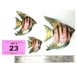 MCM WALL HANGING FISH - ONE FIN TIP IS CHIPPED