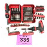 SCREWDRIVER & BIT SET