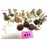 FIGURINES, RABBITS, ANIMALS, KIDS