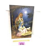 BATTERY OP LIGHTED PICTURE, SHINING STAR