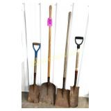 (4) SHOVELS