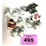 SNOWMEN CHIRSTMAS ORNAMENTS