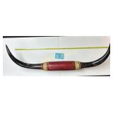 BULL HORNS MOUNTED - NICE CONDITION - 42 1/2"