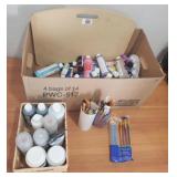 Variety of Craft Paint & Brushes