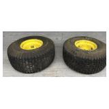 (2) John Deer Mower Tires