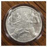 1oz Silver Round: The Gambler
