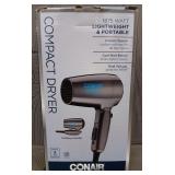 Conair 1875 Watt Compact Hair Dryer