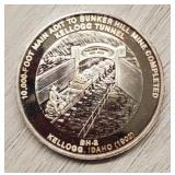 1 oz Bunker Hill Silver Round