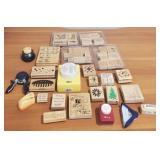 Variety of Wood Stamps & Cutters
