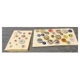 (38) Red Cross, Norski And Religious Pinbacks