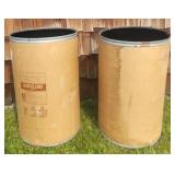 (2) 55gal Storage Barrels