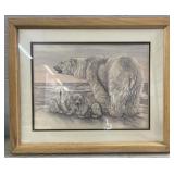 Polar Bear Print- Patti Lindstrand