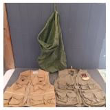 (2)  Fishing Vests & A Ruck Sack