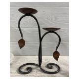 Wrought Iron Candle Candleabra